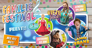 Familie Festival bij attractiepark de Waarbeek in Hengelo Overijssel